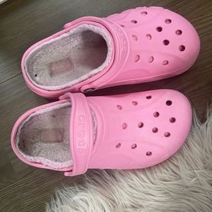Pink Crocs